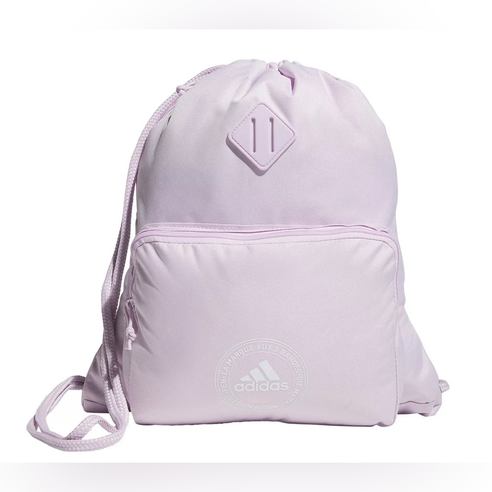 🆕 adidas Classic 3S 2.0 Sackpack, Ice Lavender, One Size *BRAND NEW WITHOUT TAG